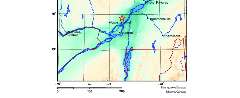 photo Tremblement De Terre Montreal Aujourd'hui tremblement de terre dans la region de