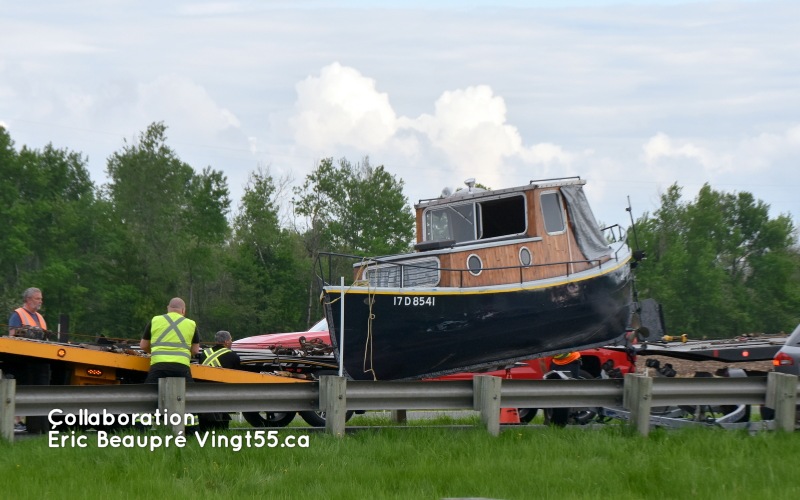 Accident bateau A20 Drummondville @ Crédit photo Eric Beaupré Vingt55 0051W 