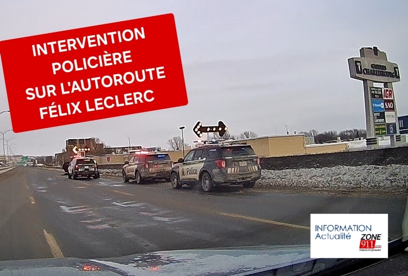 Images : capture d'écran provenant d'une dashcam. Collaboration René Leclerc 