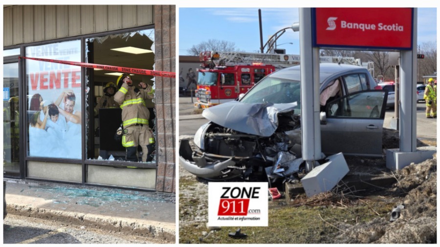Deux accidents ont retenu l'attention à Québec; sur la rue Bouvier et boulevard Hamel 