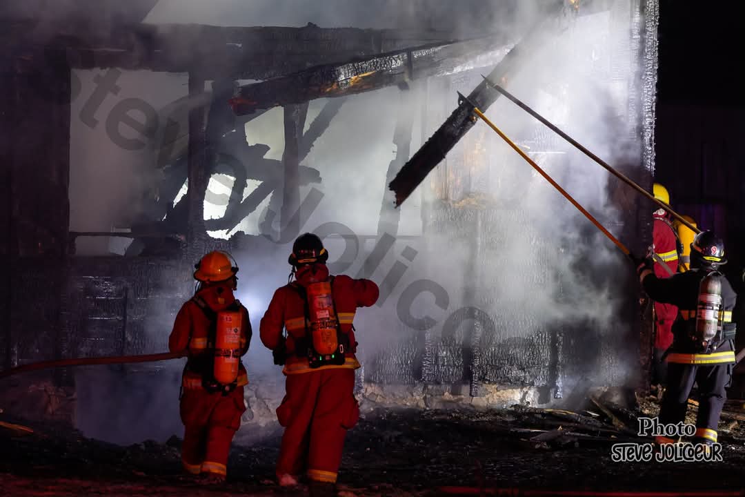 Incendie suspect détruit une résidence inoccupée à La Durantaye