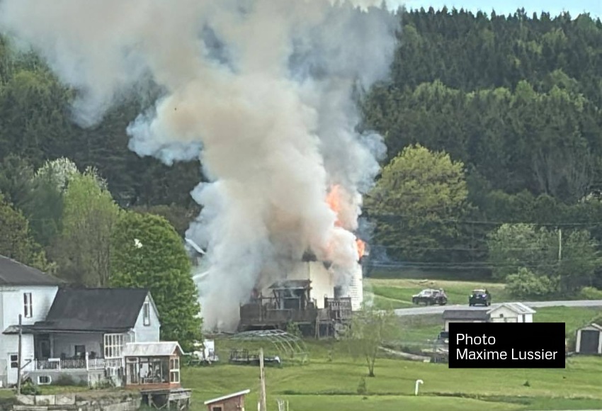 Incendie majeur à Notre-Dame-des-Pins