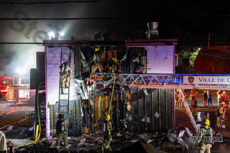 Incendie au bar de danseuses La Broussaille