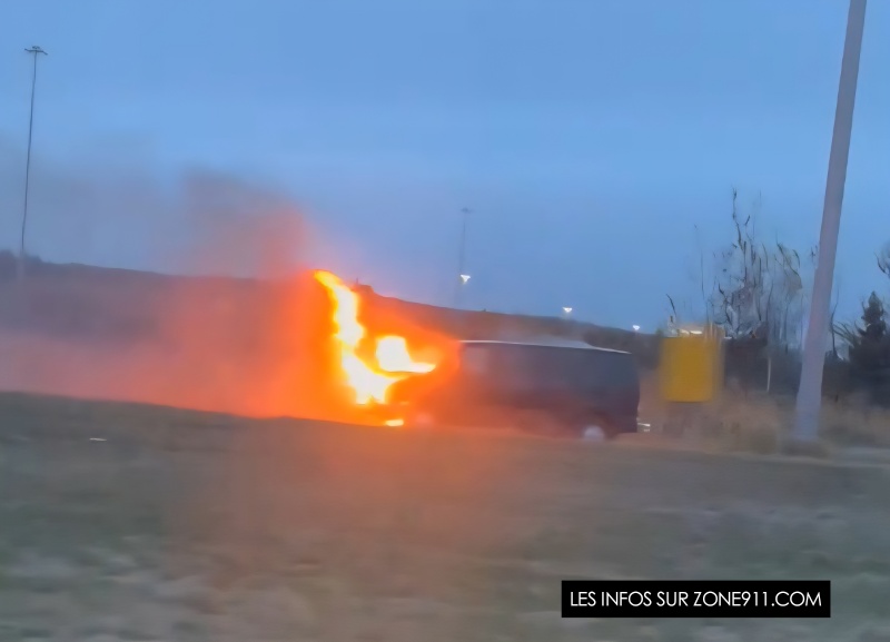 Deux incidents sur l’autoroute 20 à Lévis : un accident et un véhicule en feu perturbent la circulation