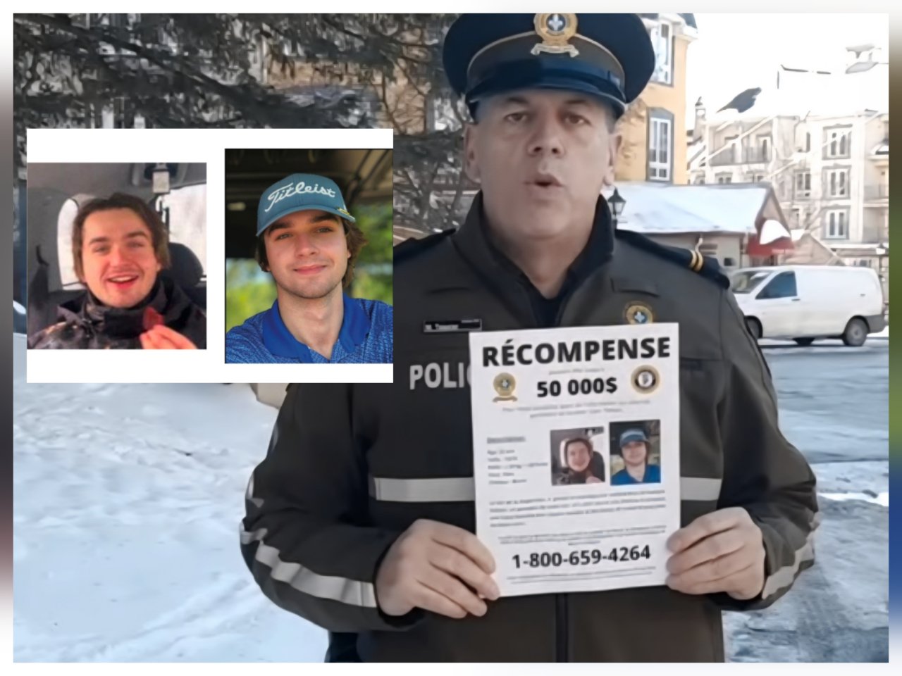 Avis de recherche une récompense de 50 000$ pour retrouver Liam Toman 