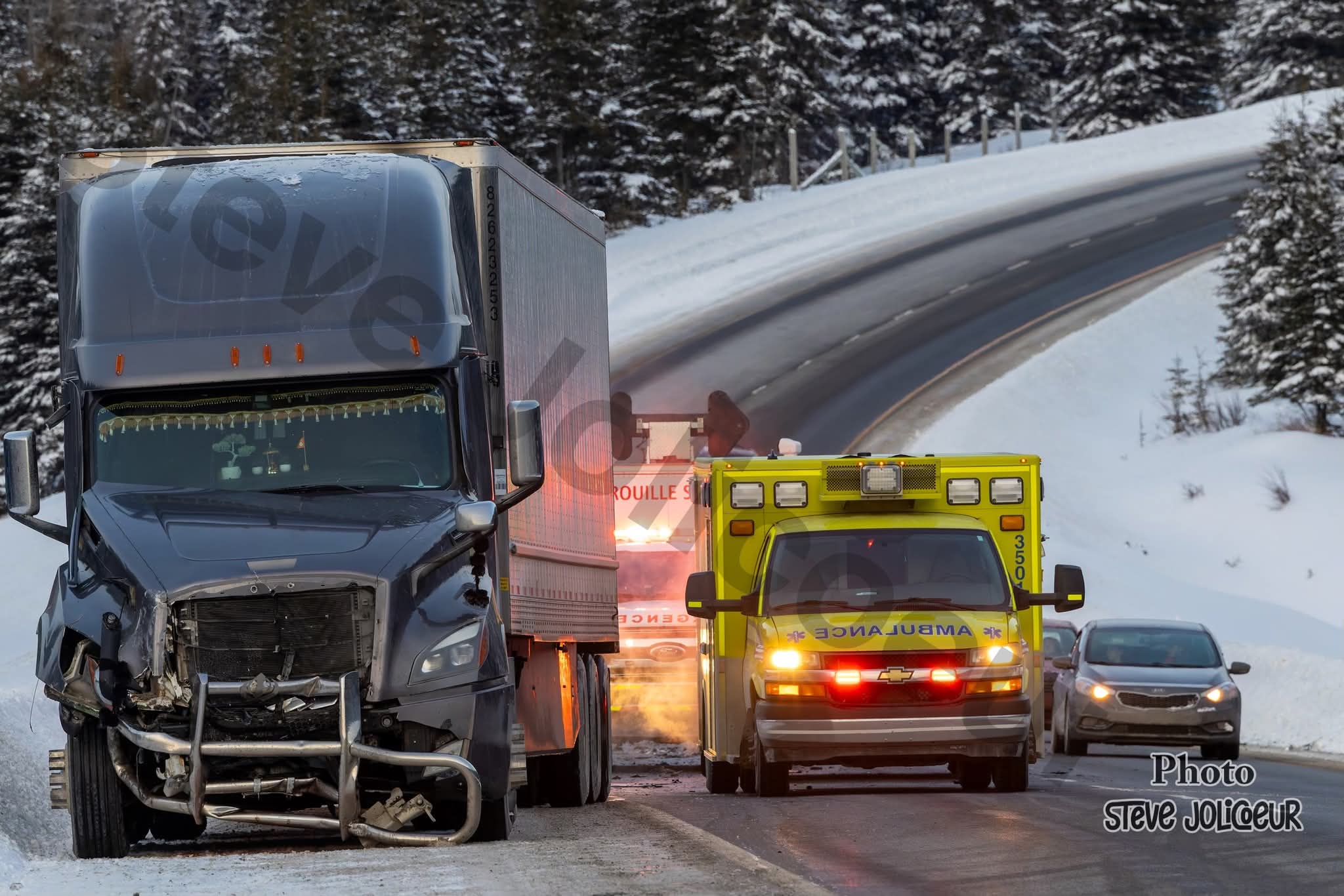 Accident mortel dans la Réserve faunique des Laurentides près du camps Mercier 