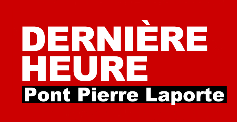 DERNIÈRE HEURE - Accident à la sortie du Pont Pierre-Laporte