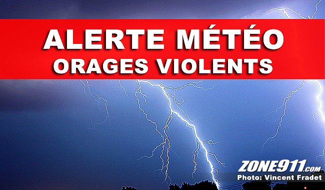 DERNIÈRE HEURE : UN ORAGE VIOLENT frappe la région de Québec 