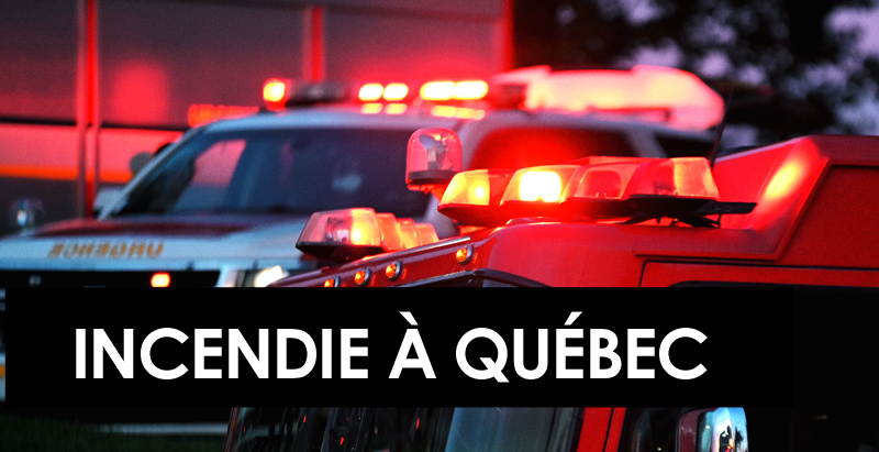 Incendie dans le secteur de Lac-St-Charles 