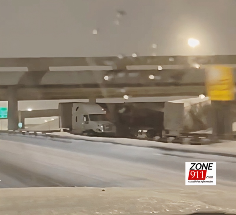 Des accidents sur le réseau routier dans la région de Québec et sur la Rive-Sud