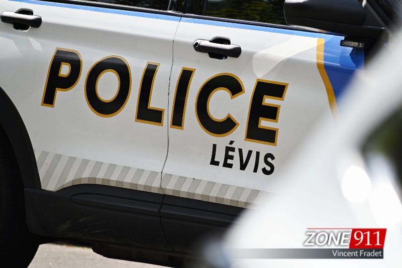 Enquête suite à une décharge d'arme à feu à Lévis 